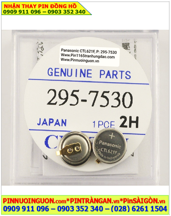 Pin sạc SOLAR Panasonic CTL621F Part 295-7530 Titanium Lithium (Chân thép đồng vàng), Xuất xứ Indonesia 